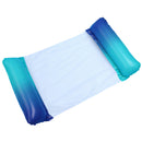 Foldable Floating Row Water Hammock Outdoor Inflatable Lounger (Gradient)