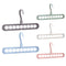 6pClothes Wardrobe Hanger Hook Clothing Hanging Rack Shelf Organizer (Grey)