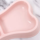 Dish Feeder Cat Puppy Bone Shape Cat Bowls Food Water Feeder Pet Double Bowls