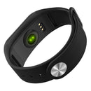 R3C IP65 Waterproof Heart Rate Blood Pressure Sleep Monitor Bracelet(Black)