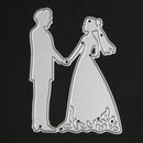 Metal Bride Groom Wedding Cutting Dies Stencils For DIY Scrapbooking Newly