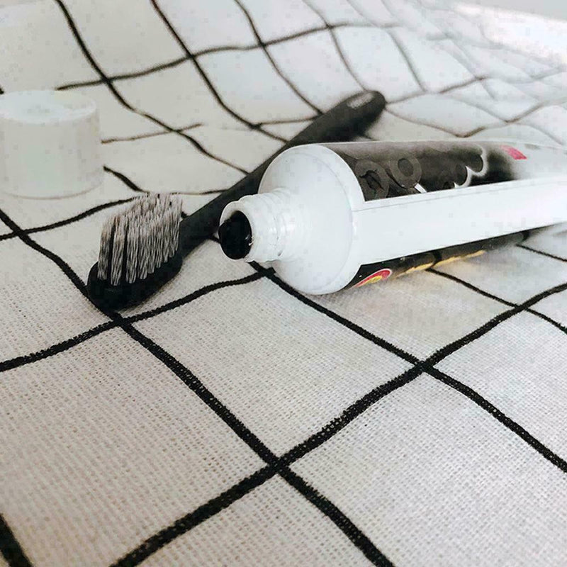 100g Yunnan Bamboo Charcoal Shiny White Black Toothpaste White Bright C9O7