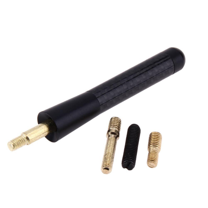 4x8cm Universal Carbon Fiber FM Short Antenna Aerials For Ford Focus 2 3