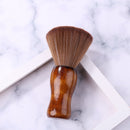 Wooden Hair Sweep Brush Neck Face Duster Soft Hair Cleaning Hairbrush (1) Newly
