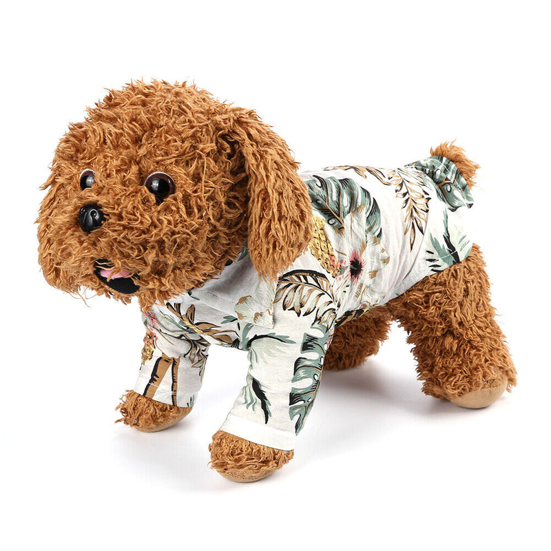 Cute Pets Dog Costume Dog Hawaiian Style Dog Puppy Shirt for Pet Supply