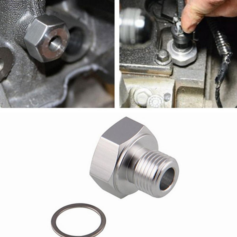 Oil Pressure Sensor Adapter LS Engine Swap Male M16x1.5 Female 1/8 NPT