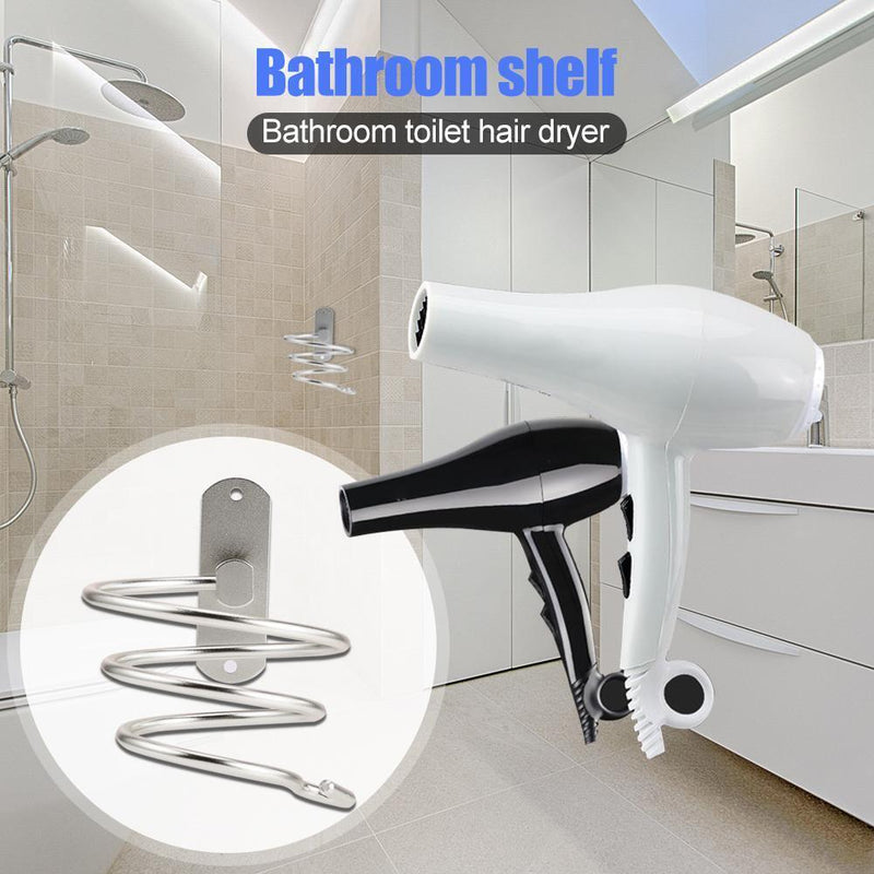 Blowers Hair Dryer Holder Hairdressing Bracket Wall Hanging Bathroom Accessories