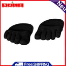 Cotton Half Insoles Pads Cushion Metatarsal Sore Forefoot Support Black