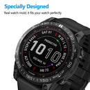 Stainless Steel Bezel Case Cover Bumper Ring (For Garmin Fenix 7 Black) Newly