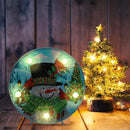 DIY Special Shape Diamond Painting Christmas Snowman Light Embroidery Home Decor