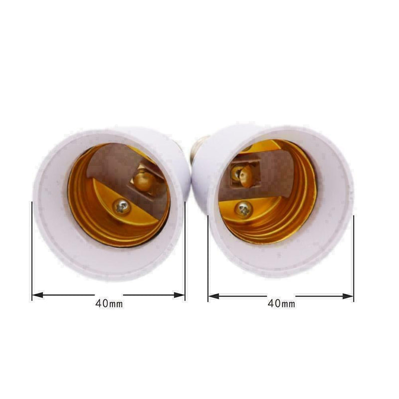 E14 To E27 Base Screw Light Lamp Holder Adapter Socket Holder