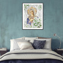 5D DIY Special Shaped Diamond Painting Flower Goddess Poster Picture Set