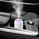 Can Air Humidifier Diffuser Electronic Colorful LED Spray Purifier (White)