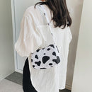 Retro Women Cow Zebra Leopard Print Shoulder Underarm Bag Small Purse (01)