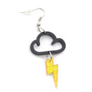Girls Charm Jewelry Acrylic Earrings Drop Earrings Cloud Lightning Drop Dangle