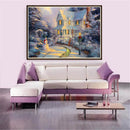 5D Door Snowman Diamond Painting Embroidery DIY Cross Stitch Home Decor