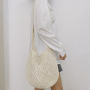 Fashion Knitted Shoulder Bags for Women Large Capacity Weave Tote Crossbody Bags