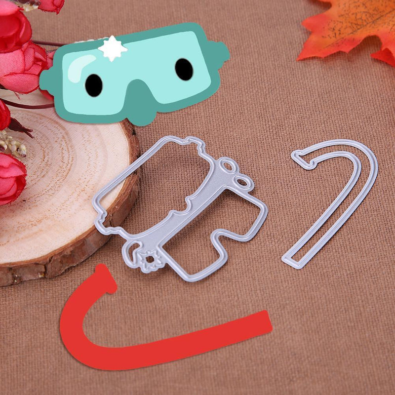 2pcs DIY Swimming Tools Cutting the Scrapbook Embossing Stencil Met
