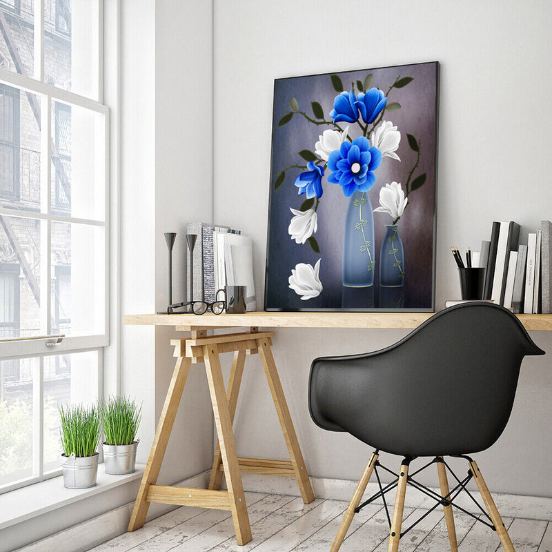Vase Part Drill Special Shaped Diamond Painting Cross Stitch Crafts 30x40cm