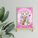DIY Diamond Embroidery Cartoon Tiger Mosaic Kit Home Decor for Wall Art Gift