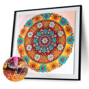 DIY 5D Mosaic Mandala Flower Part Special Shape Diamond Painting Kit (B049)