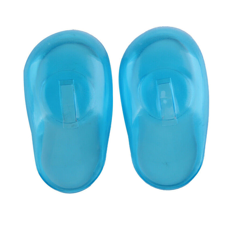 SN9F 2ST Blue Clear Silicone Ear Protector Hair Color Shield Protect Salon Color