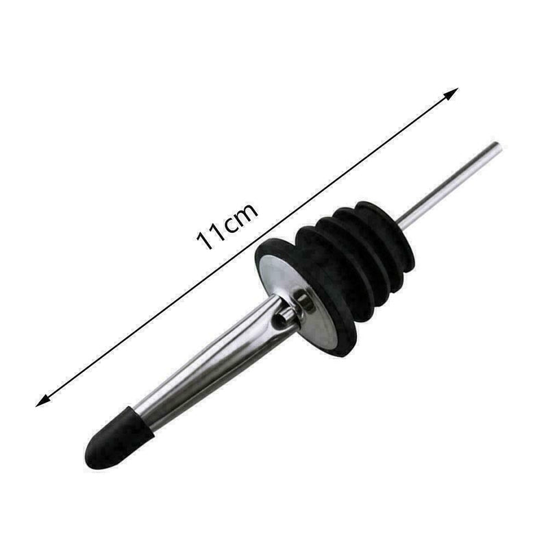 Steel Tapered Liquor Pourer Wine oil Bottle Stopper pour Spout T0G7