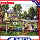 Diamond Embroidery Picture Kit House Garden Mosaic DIY Bead Art for Wall Gift