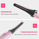 Electric Heated Eye Lashes Curler Cosmetics Applicator Long Lasting USB Cha