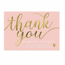 Pink Party Stand By Me Gift From Seller Thank You Card Small Business Card