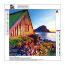 Beach House 5D Diamond Painting Embroidery DIY Needlework Cross Stitch Set