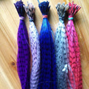 Feather Hair Extension Kit With ynthetic Feathers,Beads,Hook hot.