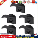 5x Baseball Hat Rack Cap Organizer Door Wall Headphone Hanger Hook (Black) Newly