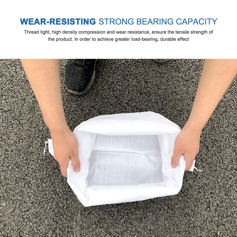 10pcs Flood Water Control Sand Bag Plastic Fabric Sandbag for Home Sand Sandbag