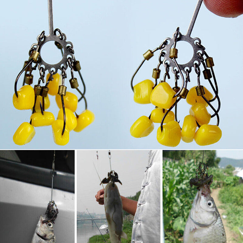 Conveyor 2pcs/Lot High Carbon Steel Sharp Explosion Hook Fishing Tackle Ji