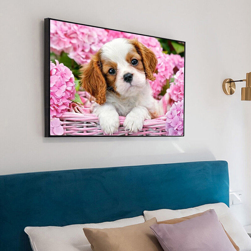 Hand Painted Artwork Animal DIY Painting By Numbers Kit Frameless Hanger Decor