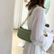 Alligator Pattern Handbag Tote Women Leather Underarm Shoulder Bag (Green)