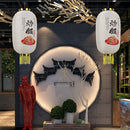 Japanese Lantern with Tassel Waterproof Festival Hanging Light Decor (A) Newly