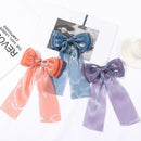 Ribbon Shimmer Hair Scrunchies Knot Hair Barrettes Tiara Elastic Hairclips