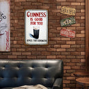 Retro Alcoholic Drinks Metal Plate Painting Bar Tin Plaques Wall Sign (B)