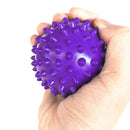 PVC Spiky Ball Trigger Point Fitness Hand Foot Pain Relief Ball (Purple)