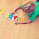 Geometric Hand Grabbing Board Wooden Jigsaw Children Educational Toys (E) Newly