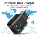 28W USB Charger QC3.0 Quick Charge 3.0 Fast Wall Charger for Smartphone Tab