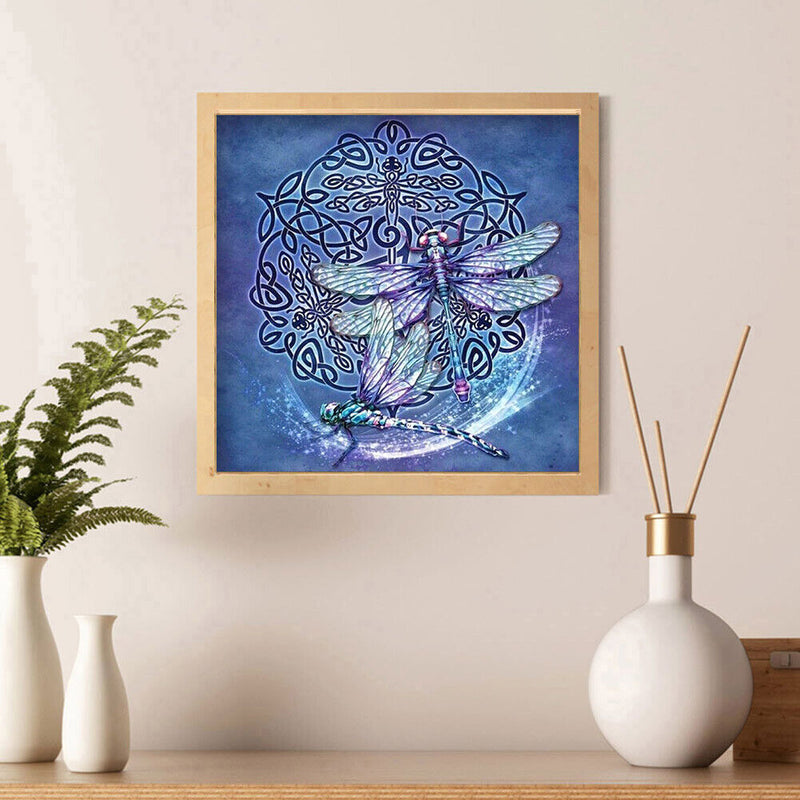 5D Diamond Painting DIY Dragonfly Full Drill Round Rhinestone Art Kit