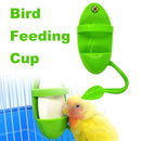 Bird Cage Storage Bird Feeding Cup Rack Cuttlebone Holder Bird Feeders Plastic