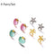 Women Jewelry Fashion Accessories 4 Pairs/Set Stud Earrings Shell Starfish