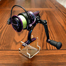 Fishing Baitcasting Reel Display Stand Holder (Water Drop Round Frame) Newly