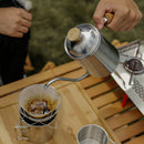 Pour Over Coffee Tea Drip Pot Wood Handle Drip Pour Over Coffee Household Pot Go