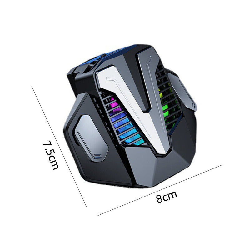 Mobile Phone Cooling Fan Radiator Turbo RGB Game Cooler Heat Sink Fast Cool