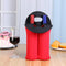 Neoprene Wine Bottle Cooler Double Bottle Protective Sleeve Holder (Red) Newly